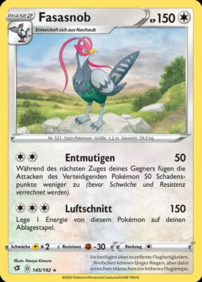 Fasasnob-145-Clash-der-Rebellen-Pokémon-Karte