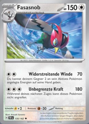 Fasasnob_135-162_TEF-DE_Gewalten-der-Zeit_Temporal-Forces_Pokémon-Karte_Deutsch_TCG