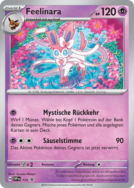 Feelinara-SVP-DE-172-Black-Star-Promo-Pokémon-Karte-Prismatische-Entwicklungen