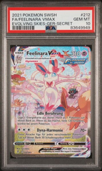 Feelinara-VMAX_212-203_Drachewandel_Alternate-Art_Alternativ_Full-Art_Pokémon-Karte_PSA-10