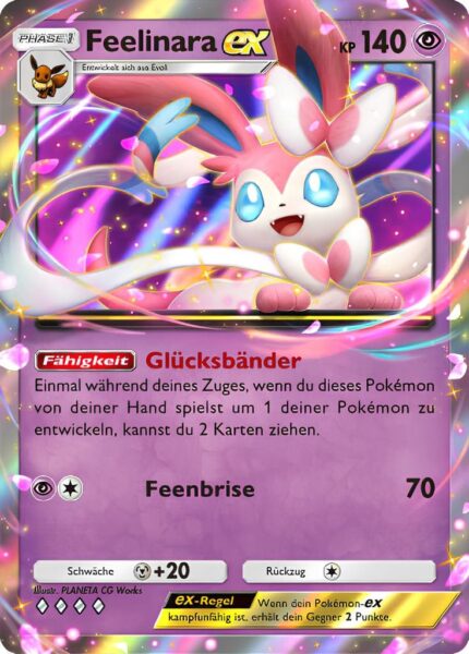 Feelinara-ex-034-069-A3b-Evoli-Hain-Pokémon-TCG-Sammelkartenspiel-Pocket-Karte-Deutsch