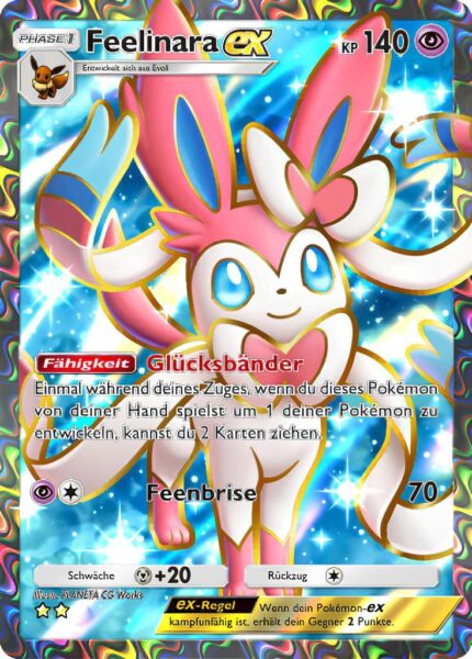 Feelinara-ex-081-069-A3b-Evoli-Hain-Pokémon-TCG-Sammelkartenspiel-Pocket-Karte-Deutsch
