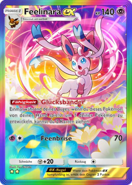 Feelinara-ex-089-069-A3b-Evoli-Hain-Pokémon-TCG-Sammelkartenspiel-Pocket-Karte-Deutsch