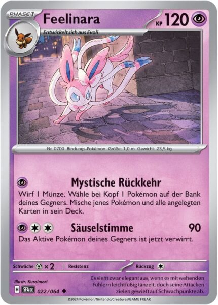 Feelinara_022-064_SFA-DE_Nebel-der-Sagen_Pokémon-Karte_Deutsch-TCG-Sammelkartenspiel_Karmesin-Purpur