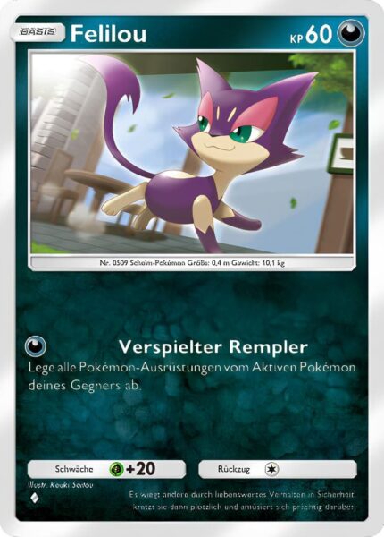 Felilou-045-069-A3b-Evoli-Hain-Pokémon-TCG-Sammelkartenspiel-Pocket-Karte-Deutsch