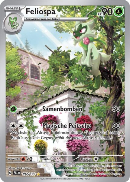 Feliospa_197-193_Entwicklungen-in-Paldea_Pokémon-Karte