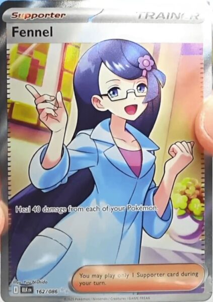 Fennel-162-086-BLK-Black-Bolt-Schwarze-Blitze-Pokémon-Karte-Englisch