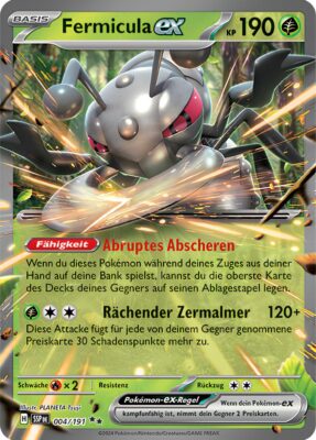 Fermicula-ex-004-191-SSP-DE-Karmesin-Purpur-Stürmische-Funken-Pokémon-Karte-Deutsch