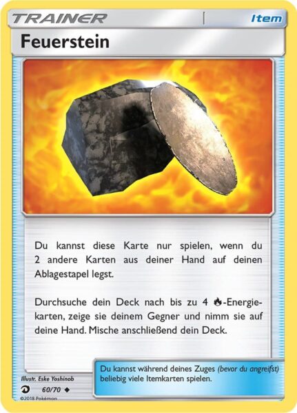 Feuerkralle-60-70-Majestät-der-Drachen-Pokémon-Karte-Deutsch-TCG-Sammelkartenspiel