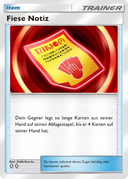 Fiese-Notiz-065-069-B2b-Mega-Schillern-Pokémon-TCG-Sammelkartenspiel-Pocket-Karte-Deutsch