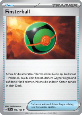 Finsterball-175-191-SSP-DE-Karmesin-Purpur-Stürmische-Funken-Pokémon-Karte-Deutsch-TCG