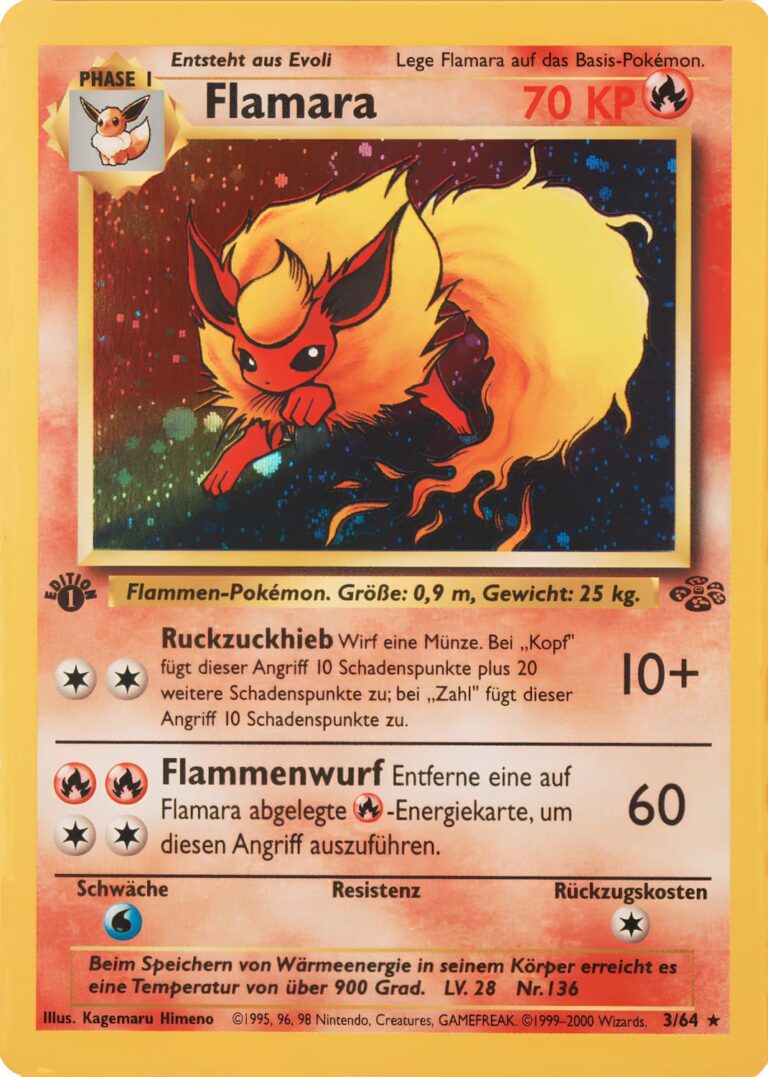 Flamara-3-64-Dschungel-First-Edition-Pokémon-Karte_Deutsch