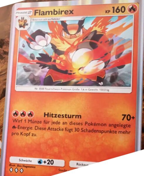 Flambirex-B3-Pulsierende-Aura-Pokémon-TCG-Sammelkartenspiel-Pocket-Karte-Deutsch