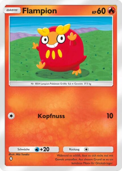 Flampion-029-155-B3-Pulsierende-Aura-Pokémon-TCG-Sammelkartenspiel-Pocket-Karte-Deutsch