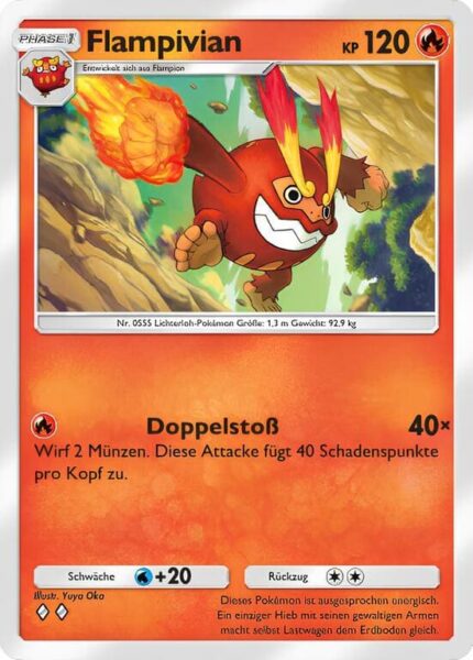Flampivian-030-155-B3-Pulsierende-Aura-Pokémon-TCG-Sammelkartenspiel-Pocket-Karte-Deutsch