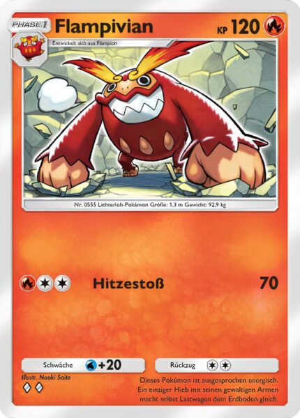 Flampivian-036-161-Weisheit-von-Meer-und-Himmel-A4-Pokémon-TCG-Sammelkartenspiel-Pocket-Karte