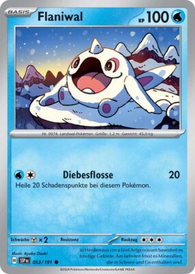 Flaniwal-053-191-SSP-DE-Karmesin-Purpur-Stürmische-Funken-Pokémon-Karte-Deutsch-TCG