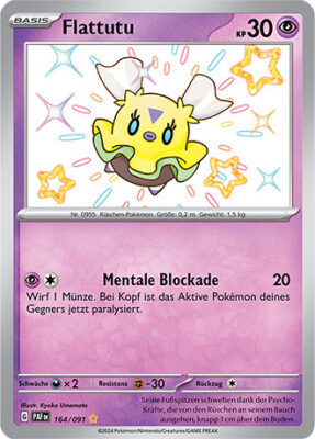 Flattutu_164-091_PAF-DE_Shiny_Schillernd_Paldeas-Schicksale_Pokémon-Karte_Deutsch
