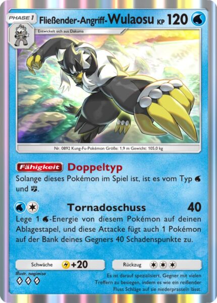 Fließender-Angriff-Wualosu-B3-Pulsierende-Aura-Pokémon-TCG-Sammelkartenspiel-Pocket-Karte-Deutsch