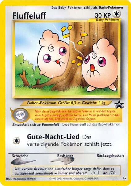 Fluffeluff-36-Wizards-Black-Star-Promo-Pokémon-Karte-Deutsch-TCG-Sammelkartenspiel