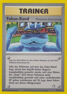 Fokus-Band_86-111_Neo-Genesis_Pokémon-Karte_Deutsch