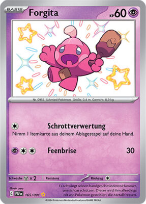 Forgita_165-091_PAF-DE_Shiny_Schillernd_Paldeas-Schicksale_Pokémon-Karte_Deutsch