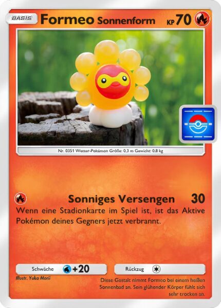 Formeo-Sonnenform-057-P-B-Promo-Karte-Pokémon-TCG-Sammelkartenspiel-Pocket-Deutsch