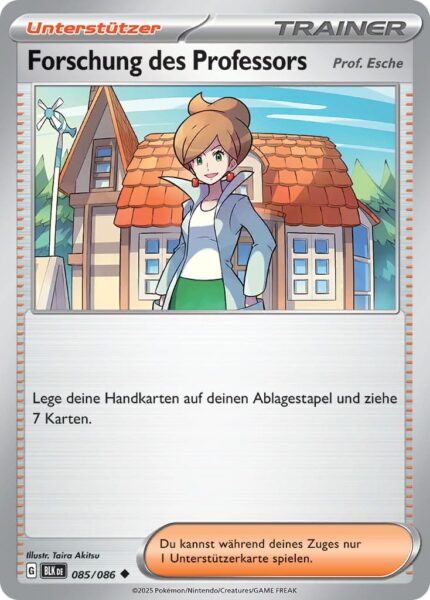 Forschung-des-Professors-085-086-Schwarze-Blitze-Pokémon-Karte-Deutsch