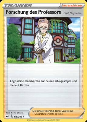 Forschung-des-Professors-178-Schwert-Schild-Pokémon-Karte