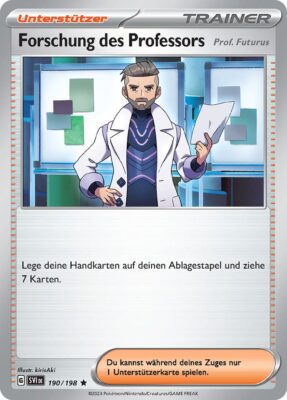 Forschung-des-Professors-190-198-Karmesin-Purpur-Pokémon-Karte