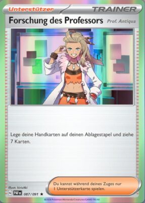 Forschung-des-Professors_087-091_PAF-DE_Paldeas-Schicksale_Paldean-Fates_Pokémon-Karte_Deutsch