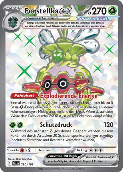 Forstellka-ex_230-193_Entwicklungen-in-Paldea_Pokémon-Karte