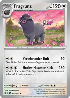 Fragrunz_183-197_OBF_Obsidianflammen_Obsidian-Flames_Pokémon-Karte_Deutsch