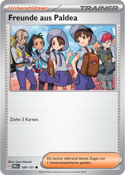 Freunde-aus-Paldea-109-131-Prismatische-Entwicklungen-Pokémon-Karte-Deutsch-Karmesin-Purpur-TCG-Sammelkartenspiel