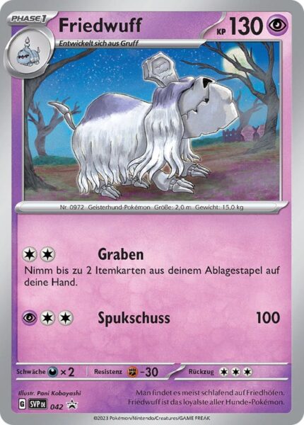 Friedwuff-SVP-DE-042-Black-Star-Promokarte-Pokémon-Karte-TCG-Sammelkartenspiel