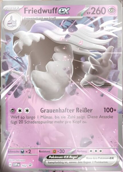 Friedwuff-ex-SVP-DE-162-Black-Star-Promo-Pokémon-Karte-Deutsch-TCG-Sammelkartenspiel