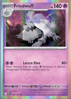 Friedwuff_043-091_PAF-DE_Paldeas-Schicksale_Paldean-Fates_Pokémon-Karte_Deutsch