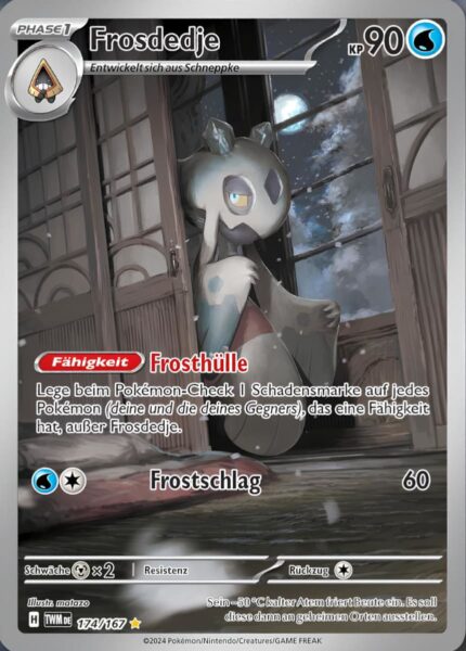 Frosdedje_174-167_Maskerade-im-Zwielicht_Twilight-Masquerade_Illustration-Rare_Pokémon-Karte_Deutsch
