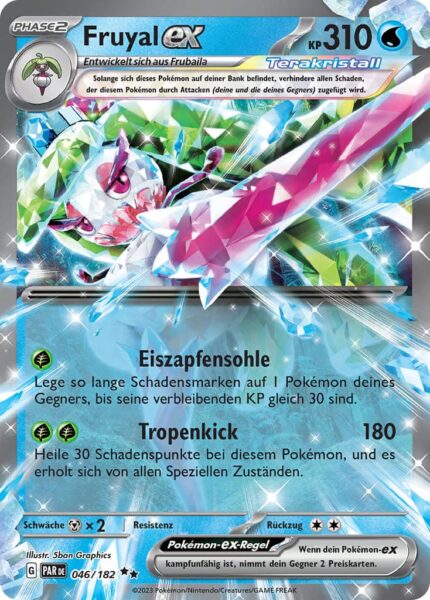 Fruyal-ex-046-182-Paradoxrift-Pokémon-Karte-Deutsch-TCG-Sammelkartenspiel
