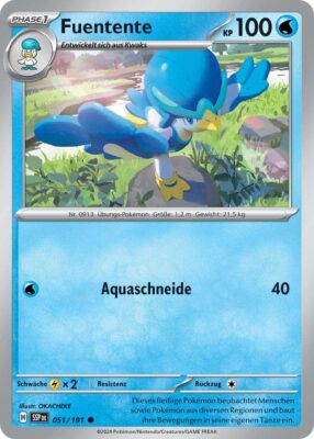 Fuentente-051-191-SSP-DE-Karmesin-Purpur-Stürmische-Funken-Pokémon-Karte-Deutsch-TCG