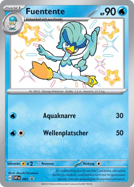 Fuentente-SVP-DE-083-Paldea-Schicksale-Shiny-Schillernd-Promo-Pokémon-Karte
