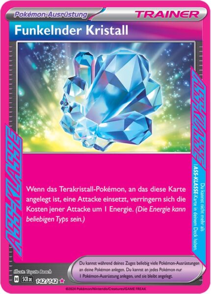 Funkelnder-Kristall-142-142-Karmesin-Purpur-Stellarkrone-ASS-KLASSE-Pokémon-Karte-Deutsch - TCG-Sammelkartenspiel-2024