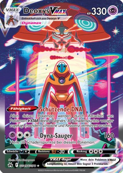 GG45_Deoxys-VMAX_Zenit_der_Könige_Galar-Galerie_Pokémon_Karte
