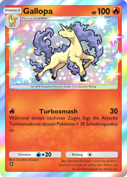 Gallopa-094-069-B2b-Mega-Schillern-Pokémon-TCG-Sammelkartenspiel-Pocket-Karte-Deutsch