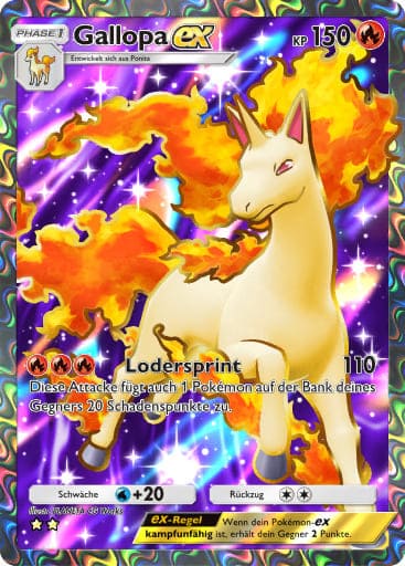 Gallopa-ex-253-226-B1-Mega-Aufstieg-Pokémon-Karte-Deutsch