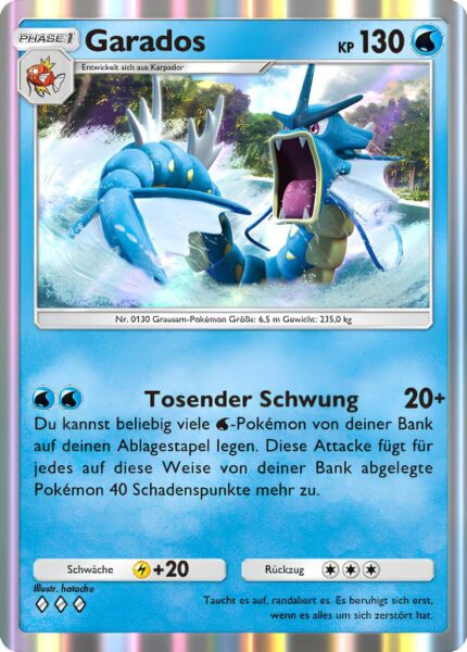 Garados-045-161-Weisheit-von-Meer-und-Himmel-A4-Pokémon-TCG-Sammelkartenspiel-Pocket-Karte