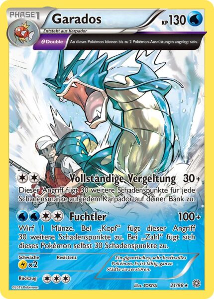 Garados-21-98-XY-Ewiger-Anfang-Pokémon-Karte-TCG-Sammelkartenspiel