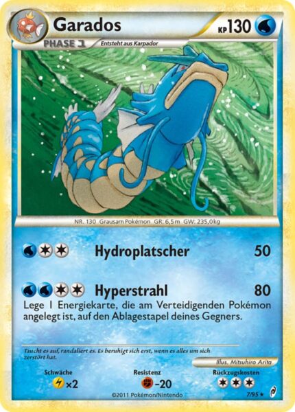 Garados-7-95-Ruf-der-Legenden-Pokémon-Karte-Deutsch-TCG-Sammelkartenspiel
