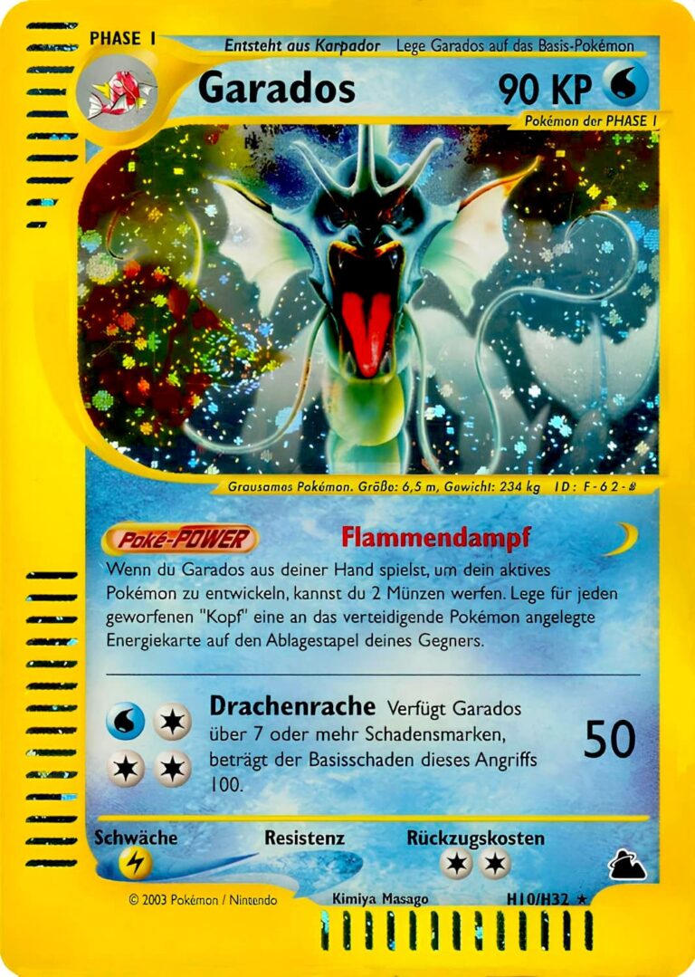 Garados-H10-H32-Skyridge-Holo-Pokémon-Karte-2003-Deutsch