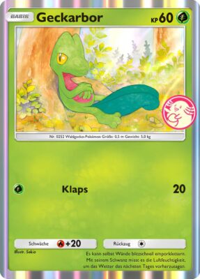 Geckarbor-061-P-B-Promo-Karte-Pokémon-TCG-Sammelkartenspiel-Pocket-Deutsch